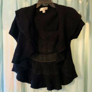 Short sleeve cardigan